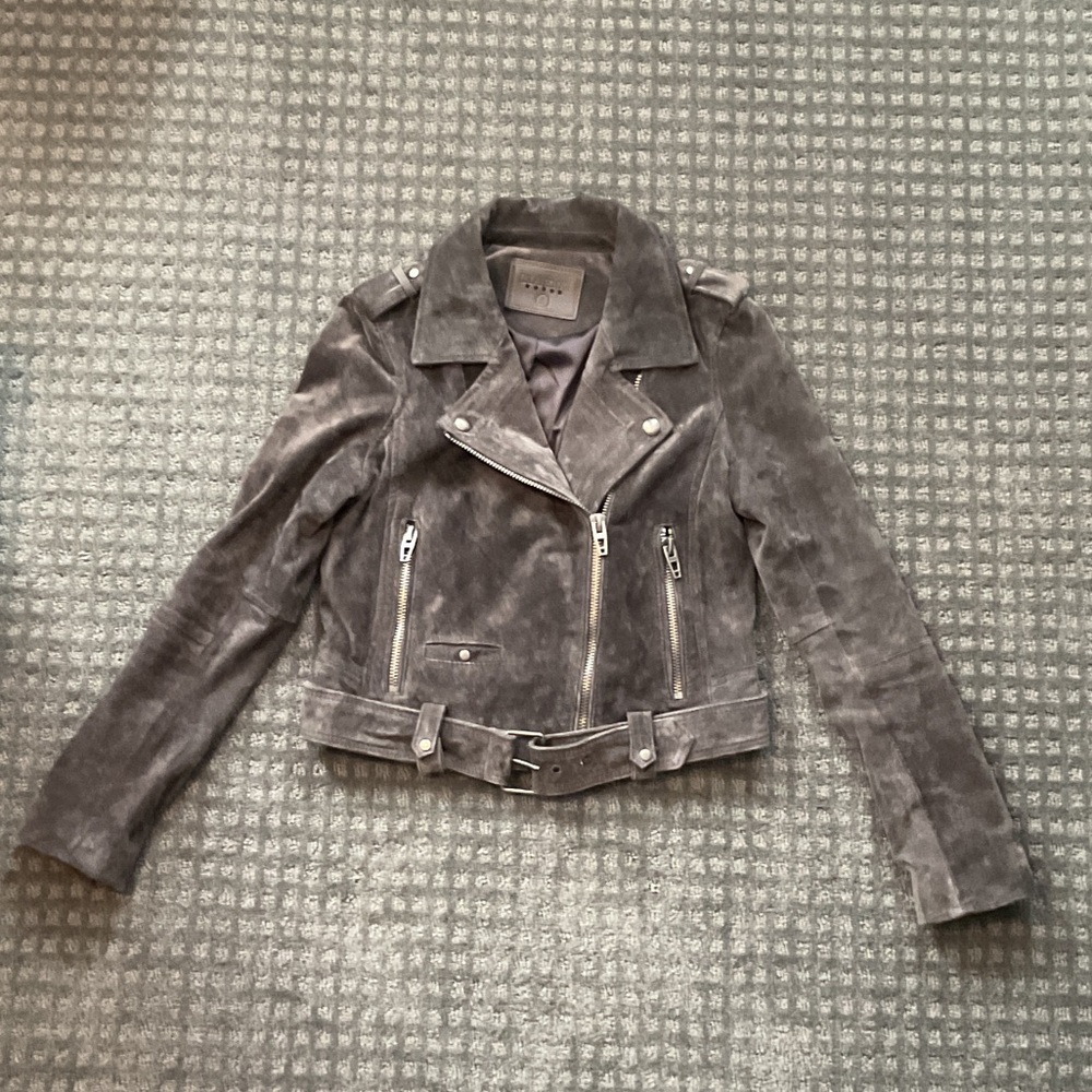 Women’s Blank NYC Charcoal Suede Jacket